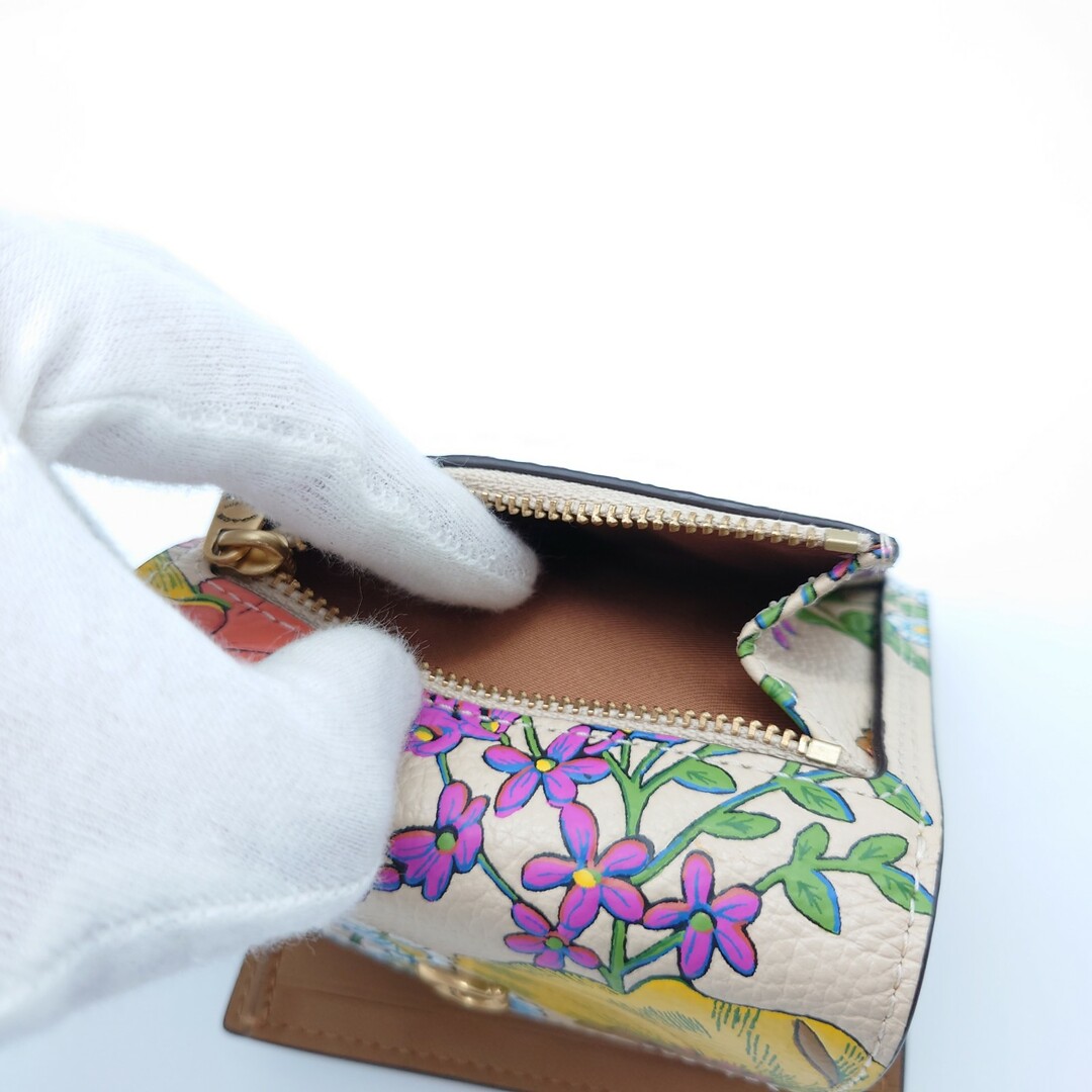 未使用】 コーチ COACH ビルフォード ウォレット フローラルプリント ...
