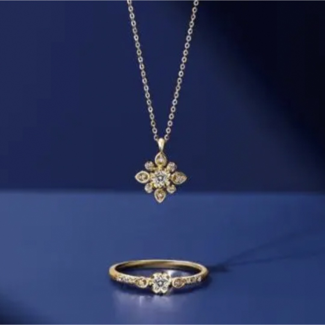festaria bijou SOPHIA(フェスタリアビジュソフィア)のフェスタリア  ダイアモンドリング　K18  9号　美品 レディースのアクセサリー(リング(指輪))の商品写真