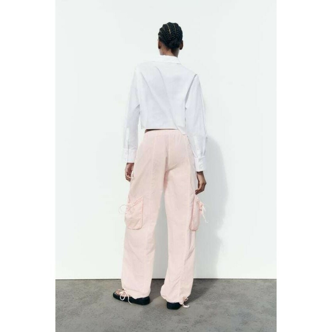 ZARA パラシュート パンツ Sサイズ ピンク