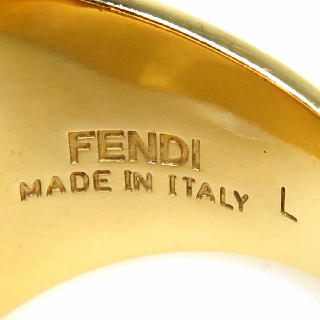 フェンディ FENDI リング・指輪 メタル/ストーン ゴールド/パープル レディース 18号 送料無料 e56166a