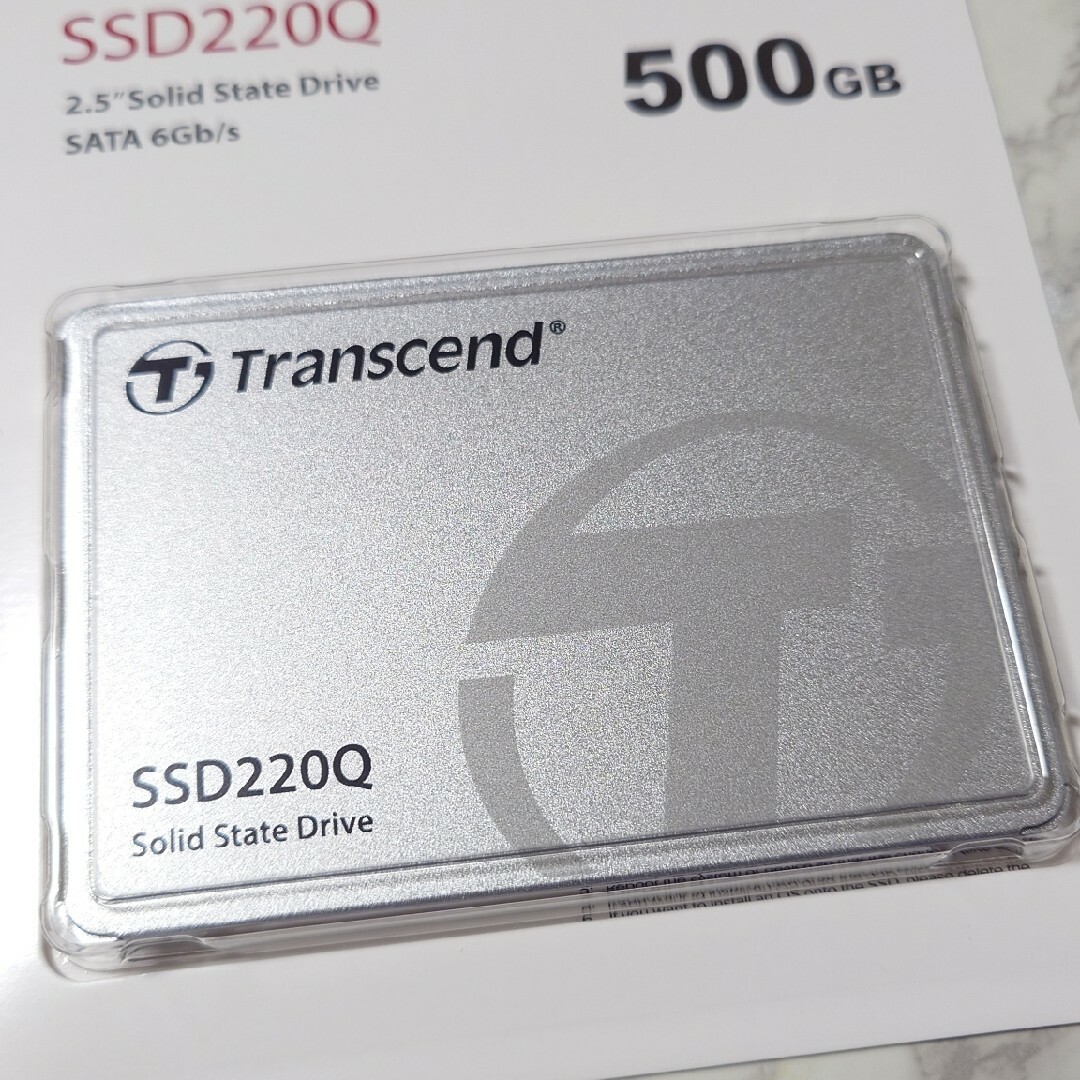 Transcend - 未開封品 SSD 500GB 内蔵2.5インチ SATA3 7mmの通販 by ぽ ...