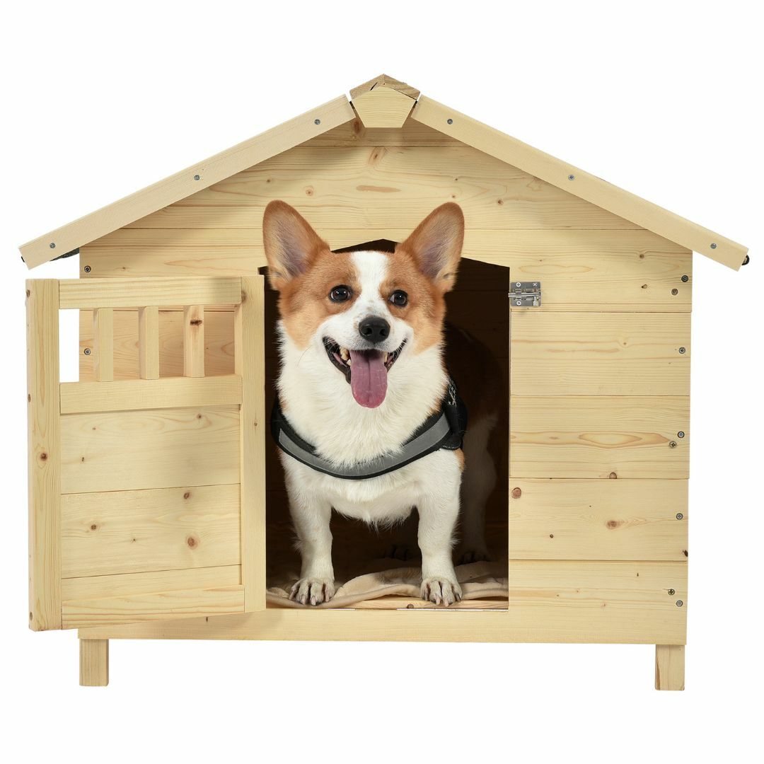 売れ筋新商品 犬小屋 ペットハウス ペットケージ 木製 天然木 犬 室内