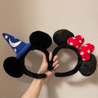 ディズニー(Disney)のミッキー、ミニーカチューシャセット(キャラクターグッズ)