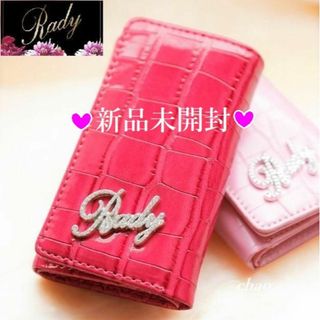 レディー(Rady)のRady クロコ型押し キーケース ピンク★新品未開封★誕生日プレゼント(キーケース)