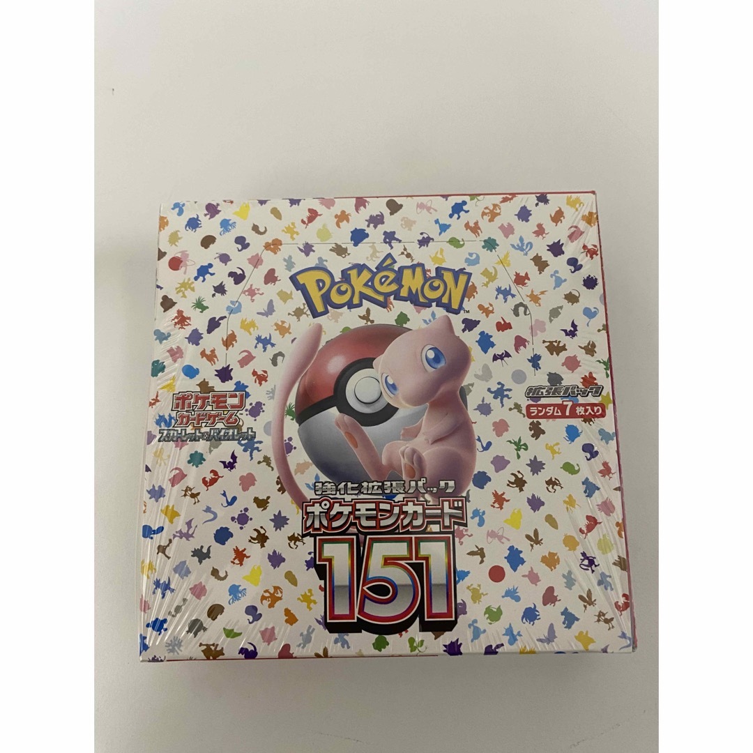 最新デザインの ポケモンカード 151 未開封 シュリンク付き 1BOX と