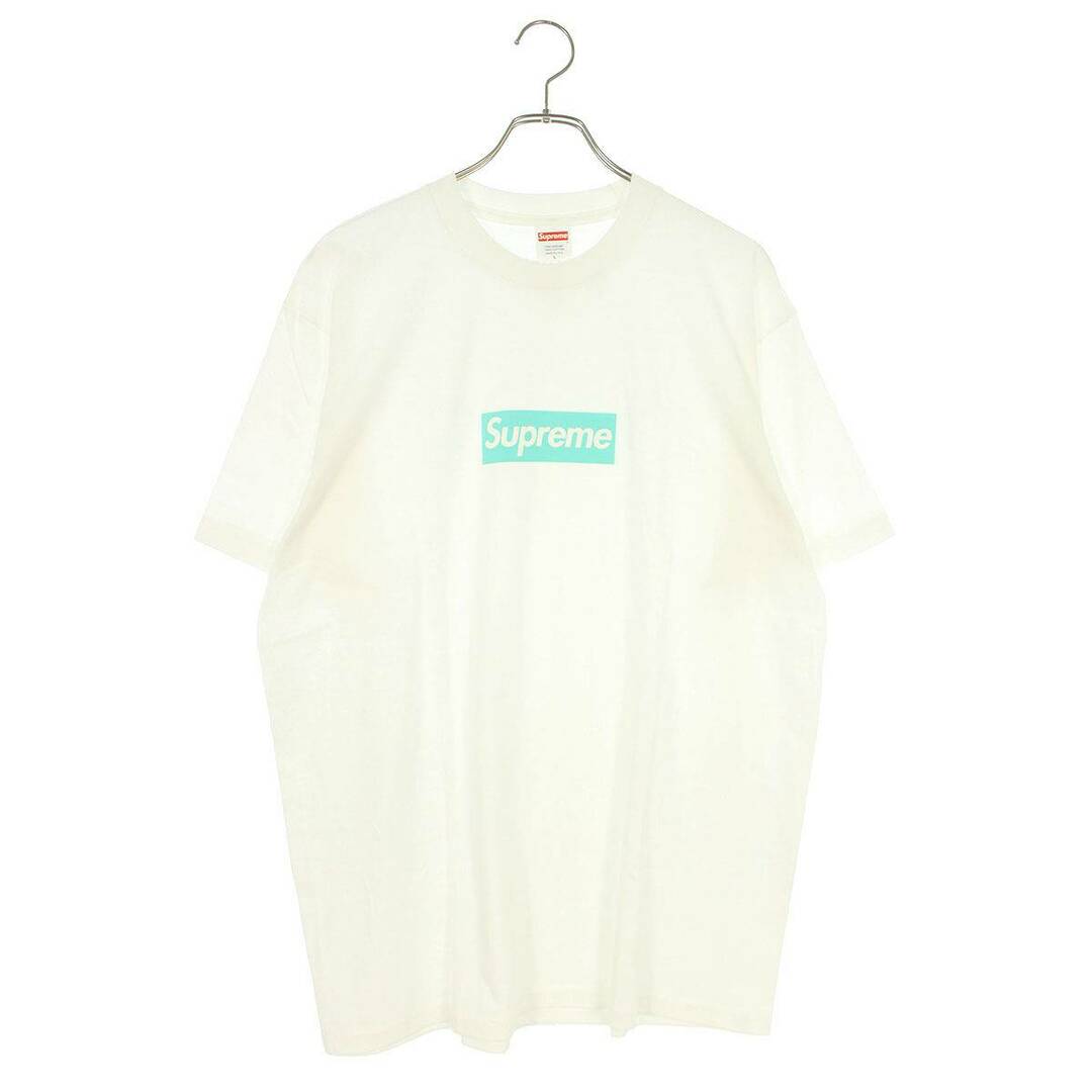 シュプリーム ×ティファニー TIFFANY&Co.  21AW  Box Logo Tee ボックスロゴTシャツ  メンズ L