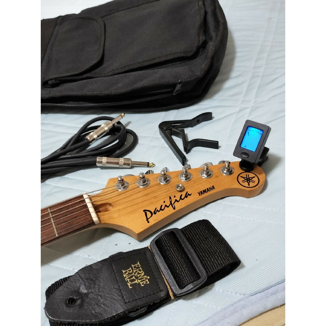 ヤマハ(ヤマハ)のYAMAHA Pacifica SSH ナチュラル ケースオマケ付き 初心者最適 楽器のギター(エレキギター)の商品写真