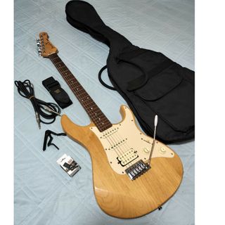 ヤマハ(ヤマハ)のYAMAHA Pacifica SSH ナチュラル ケースオマケ付き 初心者最適(エレキギター)