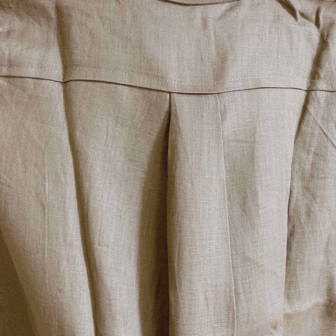 Zelal Sports ♡ 麻100% ゆったりサイズ 新品未使用 カーキの通販 by