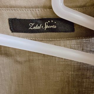 Zelal Sports ♡ 麻100% ゆったりサイズ 新品未使用 カーキの通販 by