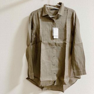 Zelal Sports ♡ 麻100% ゆったりサイズ 新品未使用 カーキの通販 by