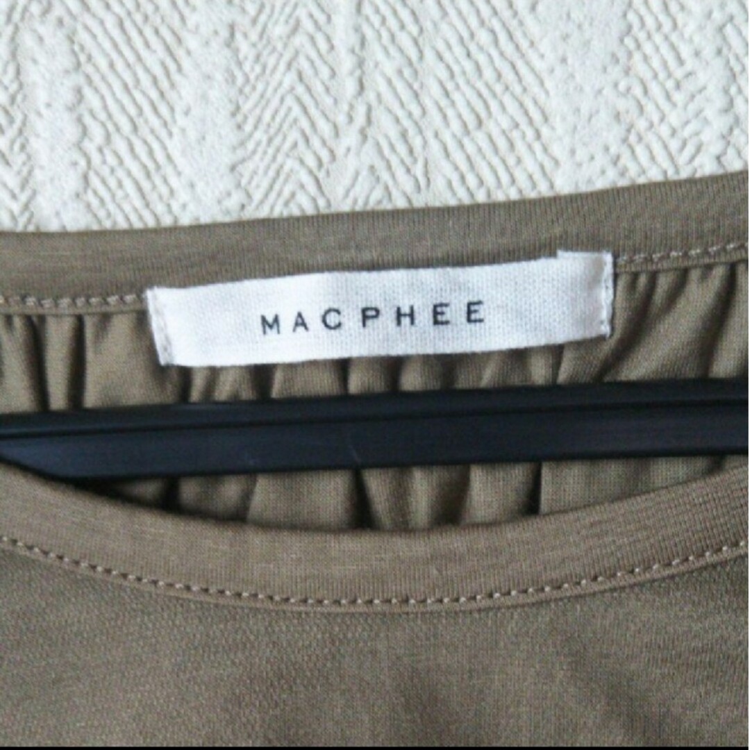 MACPHEE(マカフィー)のMACPHEE チュール付きTシャツ レディースのトップス(Tシャツ(半袖/袖なし))の商品写真