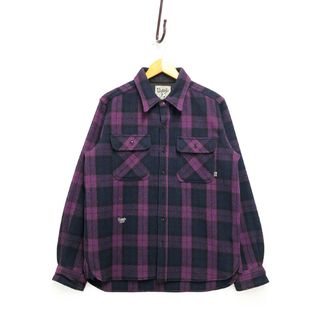 URSUS BAPE アーサスベイプ ウールチェック シャツ 厚手 長袖 URSUS BAPE アーサスベイプ ウールチェック シャツ 厚手 長袖