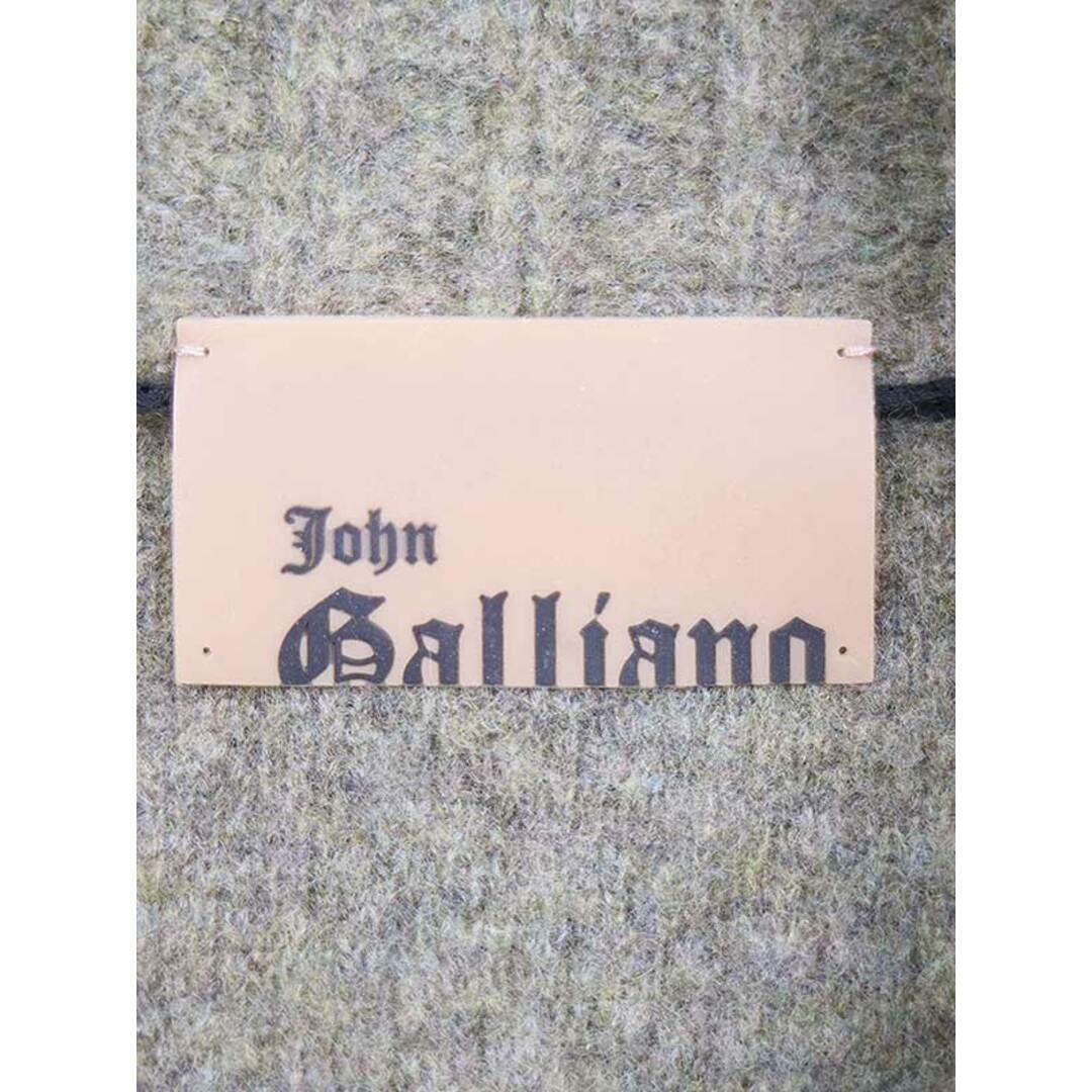 John Galliano(ジョンガリアーノ)のジョンガリアーノ 2005AW ナイロン切替ハイネックジップアップニットコート メンズのジャケット/アウター(その他)の商品写真