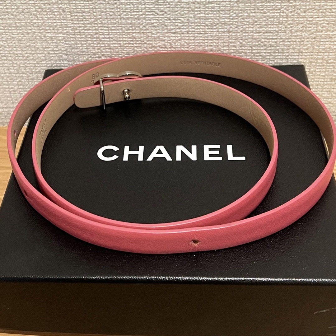 CHANEL(シャネル)のシャネル　ココマーク　ベルト　ピンク　 レディースのファッション小物(ベルト)の商品写真