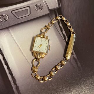 ロレックス(ROLEX)の(aihana様専用)ロレックス レディース デコ調 アンティーク時計 9K無垢(腕時計)