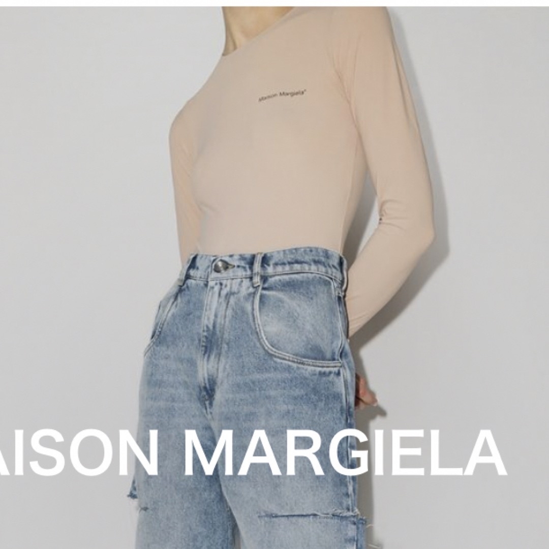 MM6 - MM6 Maison Margiela ロゴボディスーツ Mサイズの通販 by MM6 - MM6 Maison Margiela ロゴボディスーツ Mサイズの通販 by