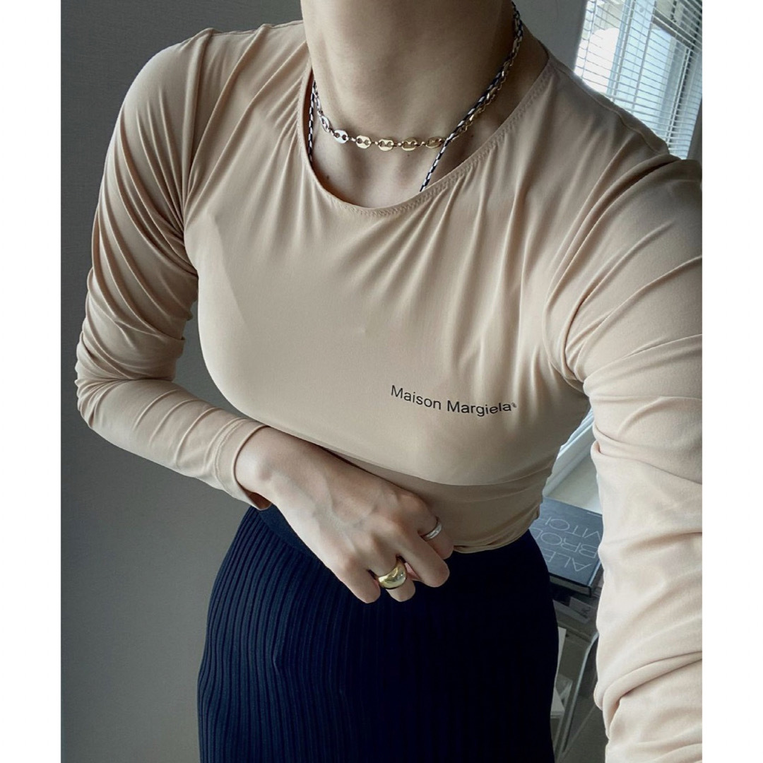 MM6 - MM6 Maison Margiela ロゴボディスーツ Mサイズの通販 by MM6 - MM6 Maison Margiela ロゴボディスーツ Mサイズの通販 by