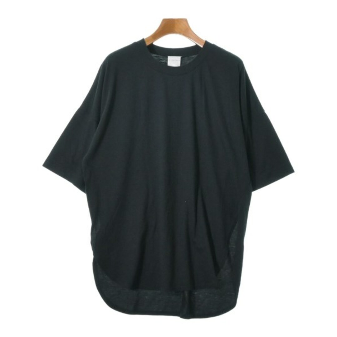 CITYSHOP(シティショップ)のCITYSHOP シティーショップ Tシャツ・カットソー -(M位) 黒 【古着】【中古】 レディースのトップス(カットソー(半袖/袖なし))の商品写真