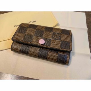 ルイヴィトン(LOUIS VUITTON)の【美品】ルイヴィトン キーケース ローズバレリーヌ(キーケース)