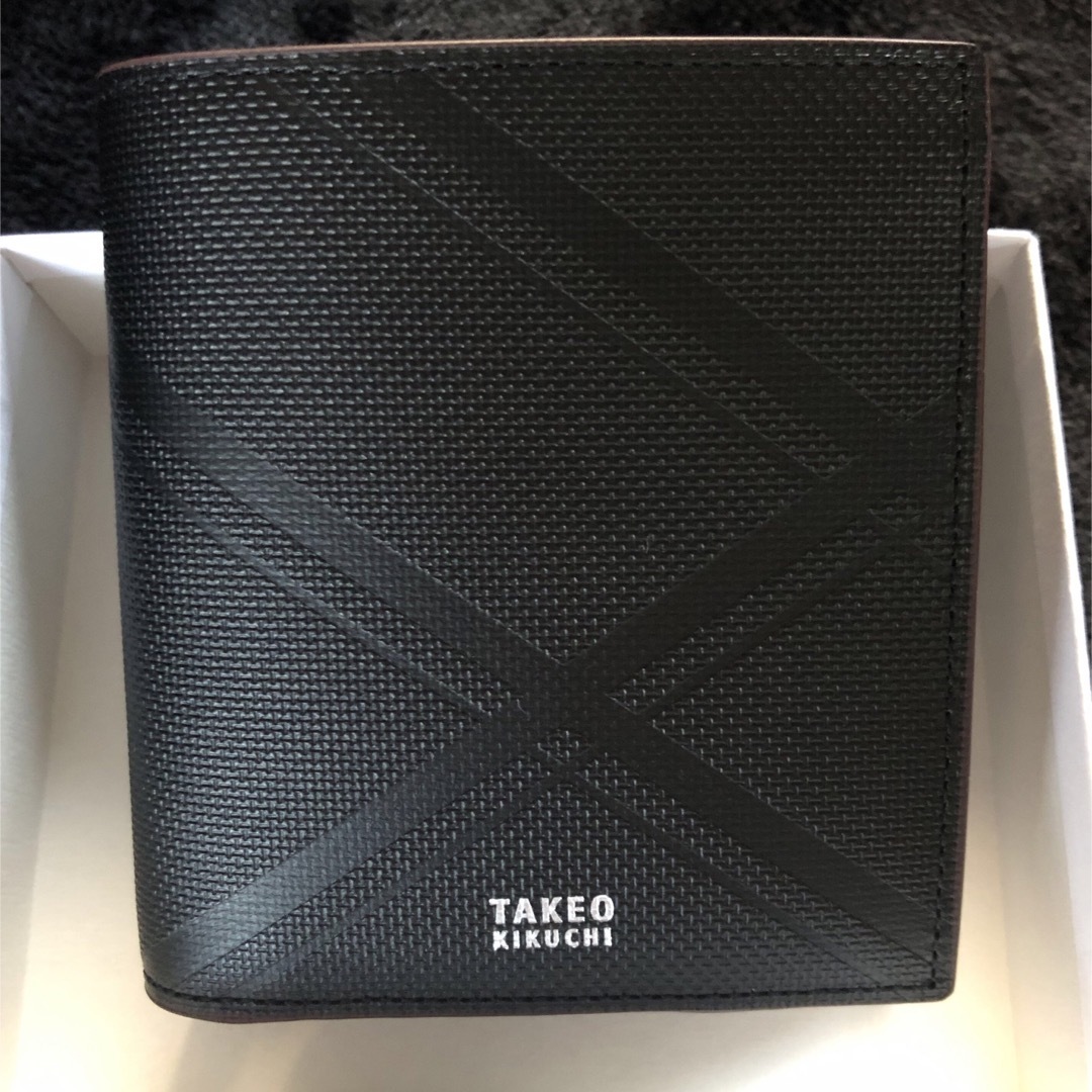 TAKEO KIKUCHI タケオキクチ メンズ 二つ折り財布 新品未使用品