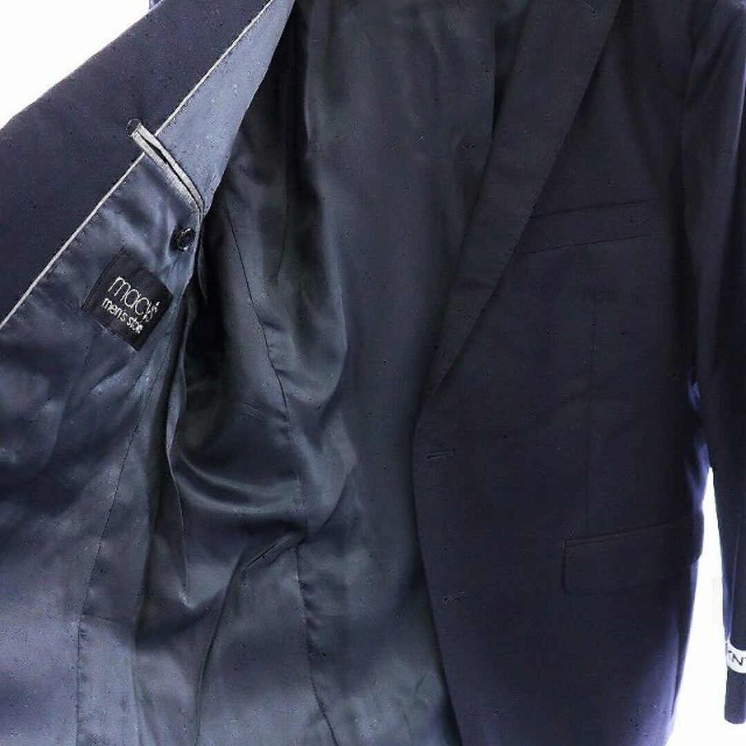 DKNY(ダナキャランニューヨーク)のダナキャランニューヨーク MACYS テーラードジャケット シングル 44 紺 メンズのジャケット/アウター(テーラードジャケット)の商品写真