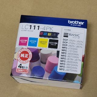 ブラザー(brother)のbrother インクカートリッジ LC111-4PK 4色(その他)