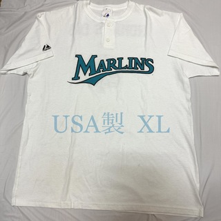 マジェスティック(Majestic)の90s USA製 マジェスティック ヘンリーネックTシャツ XL(Tシャツ/カットソー(半袖/袖なし))