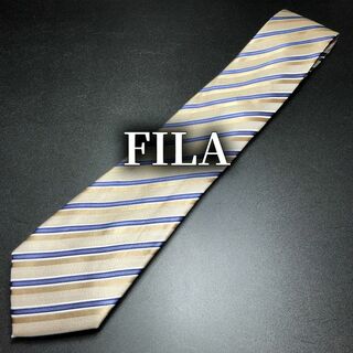 フィラ(FILA)のフィラ レジメンタル ライトブラウン ネクタイ B103-R05(ネクタイ)