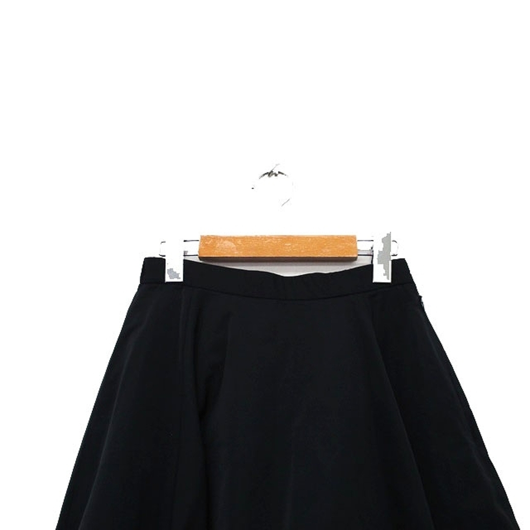 NOLLEY'S(ノーリーズ)のノーリーズ Nolley's スカート フレア 膝丈 シンプル 36 ブラック レディースのスカート(ひざ丈スカート)の商品写真