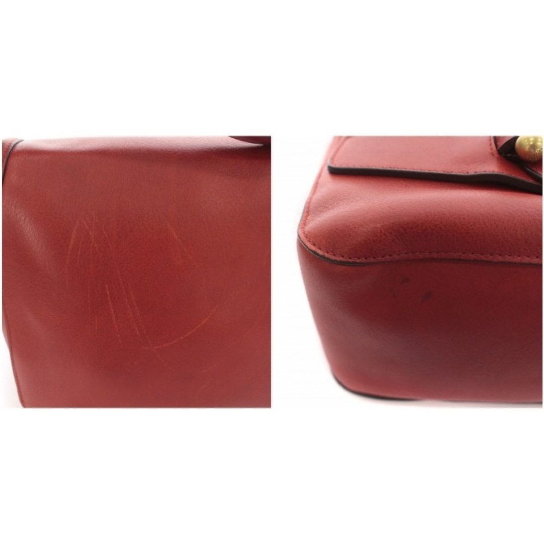 Mulberry(マルベリー)のマルベリー ワンショルダーバッグ ハンドバッグ ゴールド金具 レザー 茶 レディースのバッグ(ショルダーバッグ)の商品写真