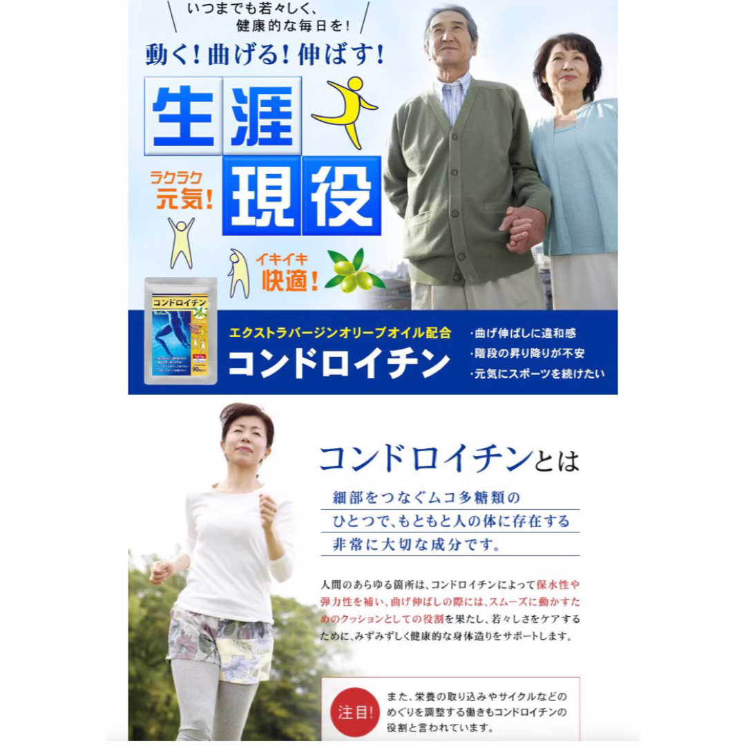 Kenko(ケンコー)のコンドロイチン 関節や腰の痛みに、肥満、便秘にも 食品/飲料/酒の健康食品(コラーゲン)の商品写真