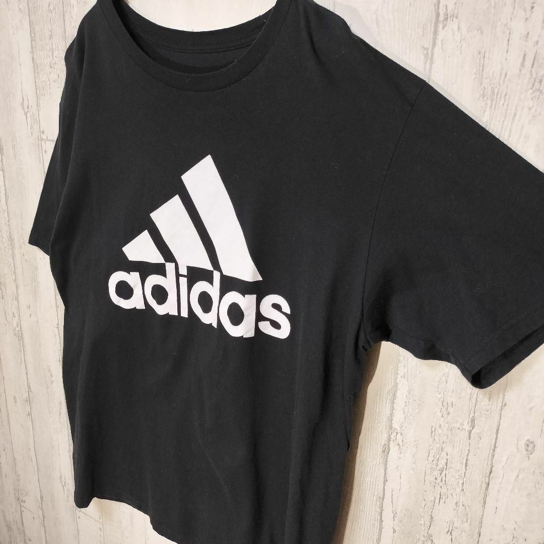 adidas(アディダス)のadidas　デカロゴ　パフォーマンスロゴ　古着90s　オーバーサイズ　ゆるダボ メンズのトップス(Tシャツ/カットソー(半袖/袖なし))の商品写真