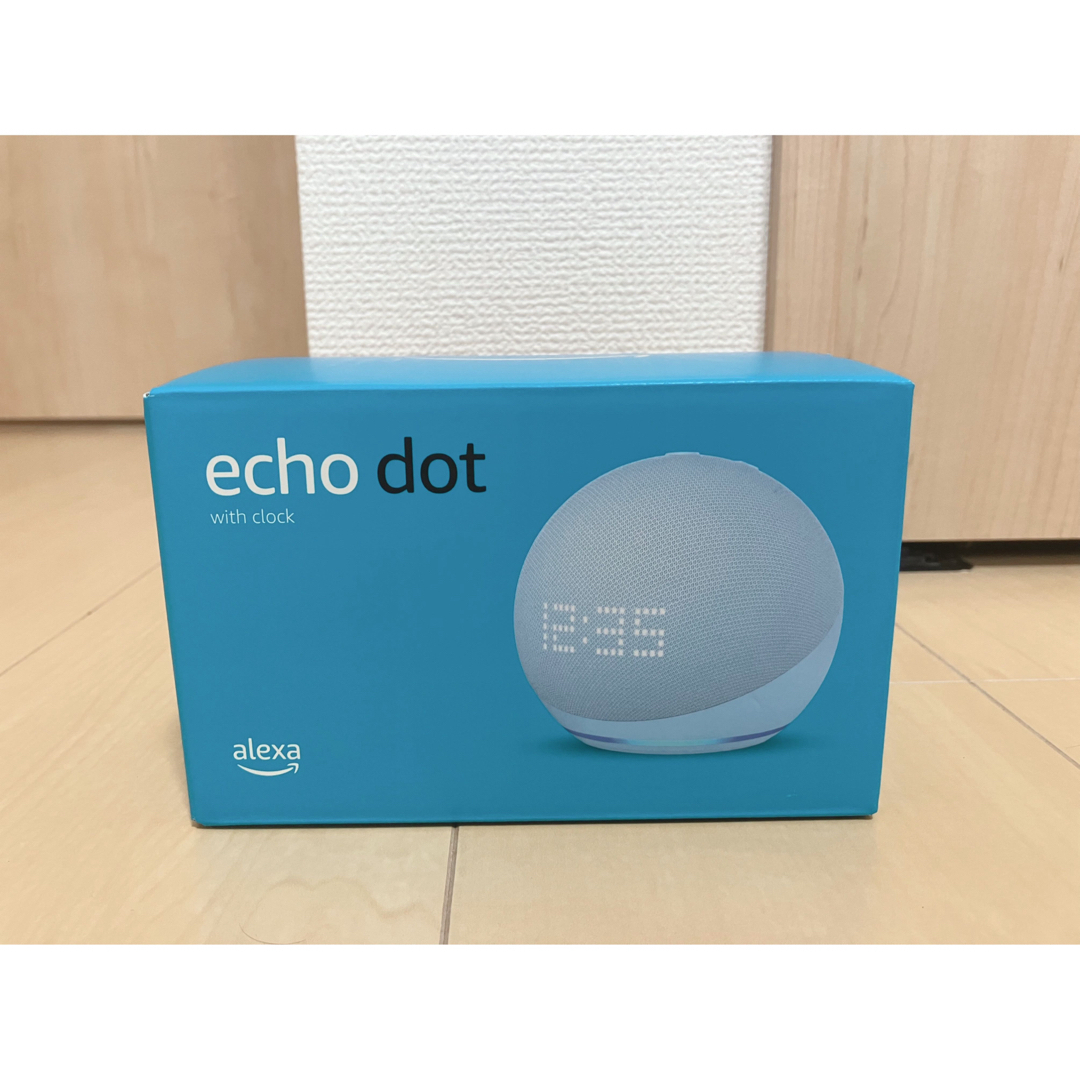 Echo Dot with clock 第5世代 Alexaクラウドブルー