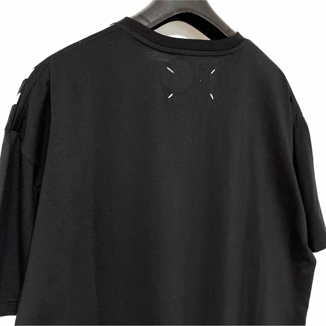 Maison Martin Margiela(マルタンマルジェラ)の新品未使用 Maison Margiela オーバーサイズ エイズT BLK M メンズのトップス(Tシャツ/カットソー(半袖/袖なし))の商品写真