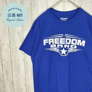 ギルタン(GILDAN)のGILDAN　アメカジ　 プリントTシャツ　USA古着シンプル　デカロゴ(Tシャツ/カットソー(半袖/袖なし))