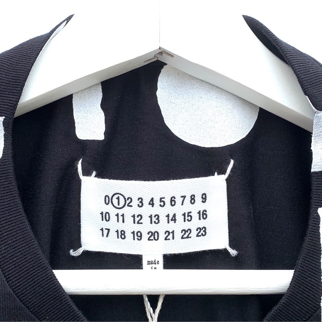 Maison Martin Margiela(マルタンマルジェラ)の新品未使用 Maison Margiela オーバーサイズ エイズT BLK S メンズのトップス(Tシャツ/カットソー(半袖/袖なし))の商品写真