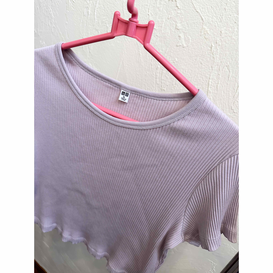 UNIQLO(ユニクロ)のUNIQLO＊ユニクロ＊XL#＊ピンク系#Tシャツ レディースのトップス(Tシャツ(半袖/袖なし))の商品写真