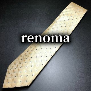 レノマ(RENOMA)のレノマ 全面ロゴ イエロー ネクタイ B103-R14(ネクタイ)