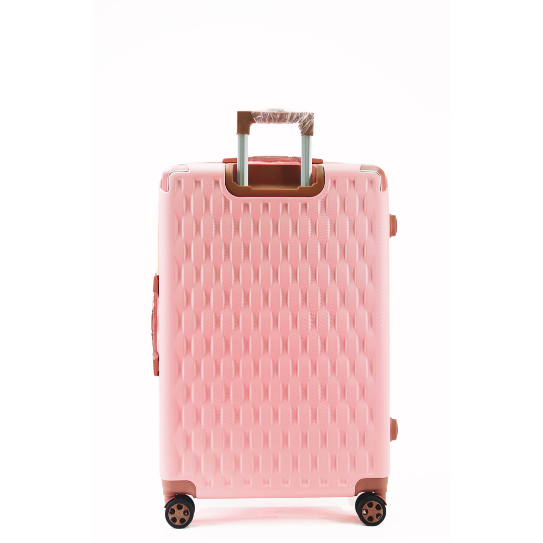 軽量Mサイズ　静音8輪　キャリーバッグ　スーツケース　キャリーケース　ピンク 3