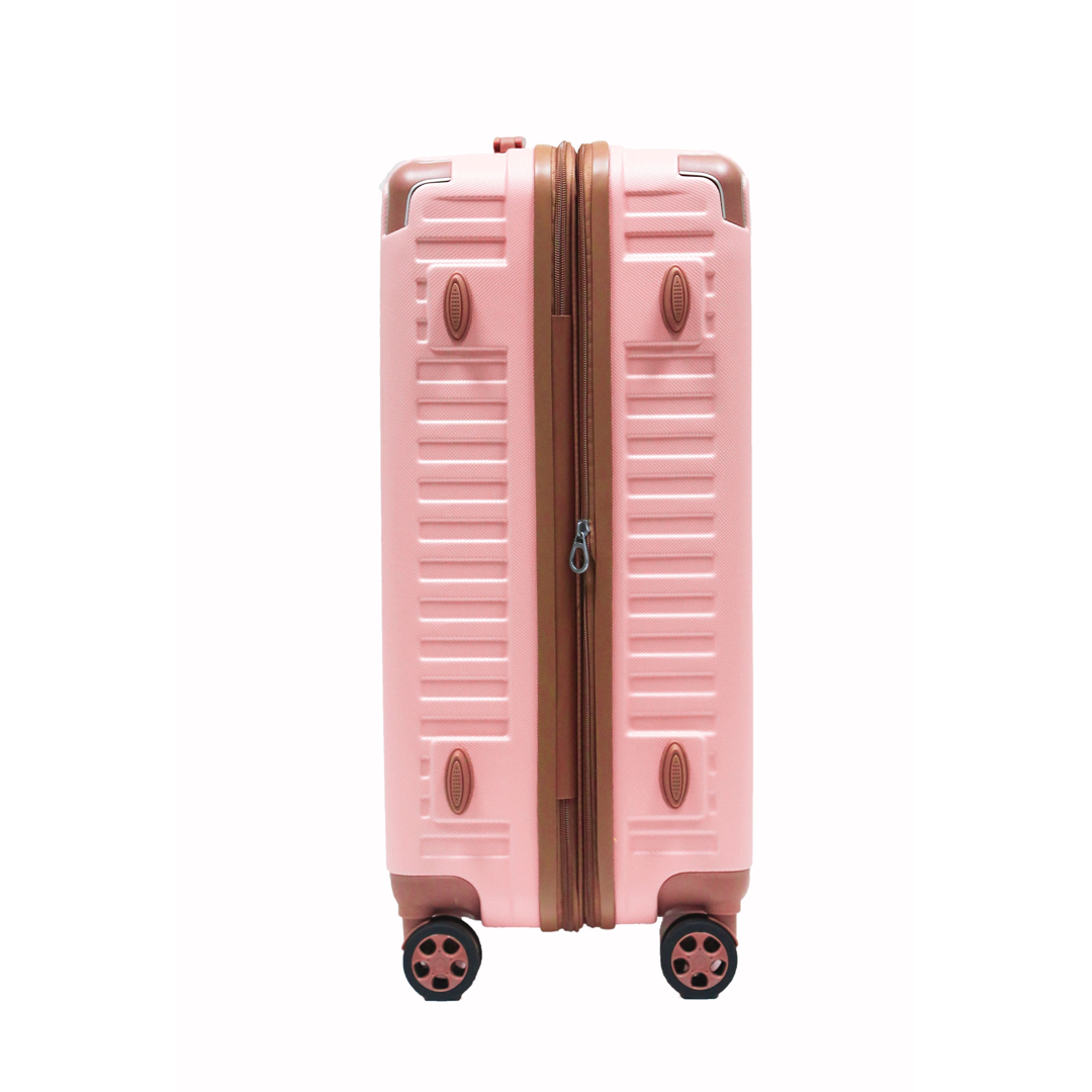 軽量Mサイズ　静音8輪　キャリーバッグ　スーツケース　キャリーケース　ピンク 5