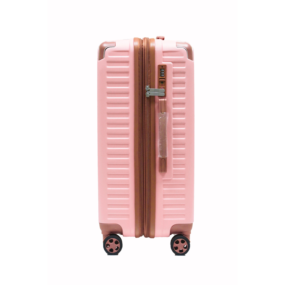 軽量Mサイズ　静音8輪　キャリーバッグ　スーツケース　キャリーケース　ピンク 4