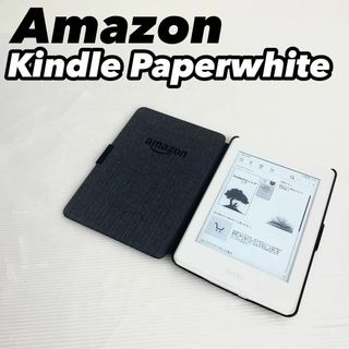 アマゾン(Amazon)の【極美品】Amazon Kindle Paperwhite 第6世代 ケース付き(電子ブックリーダー)