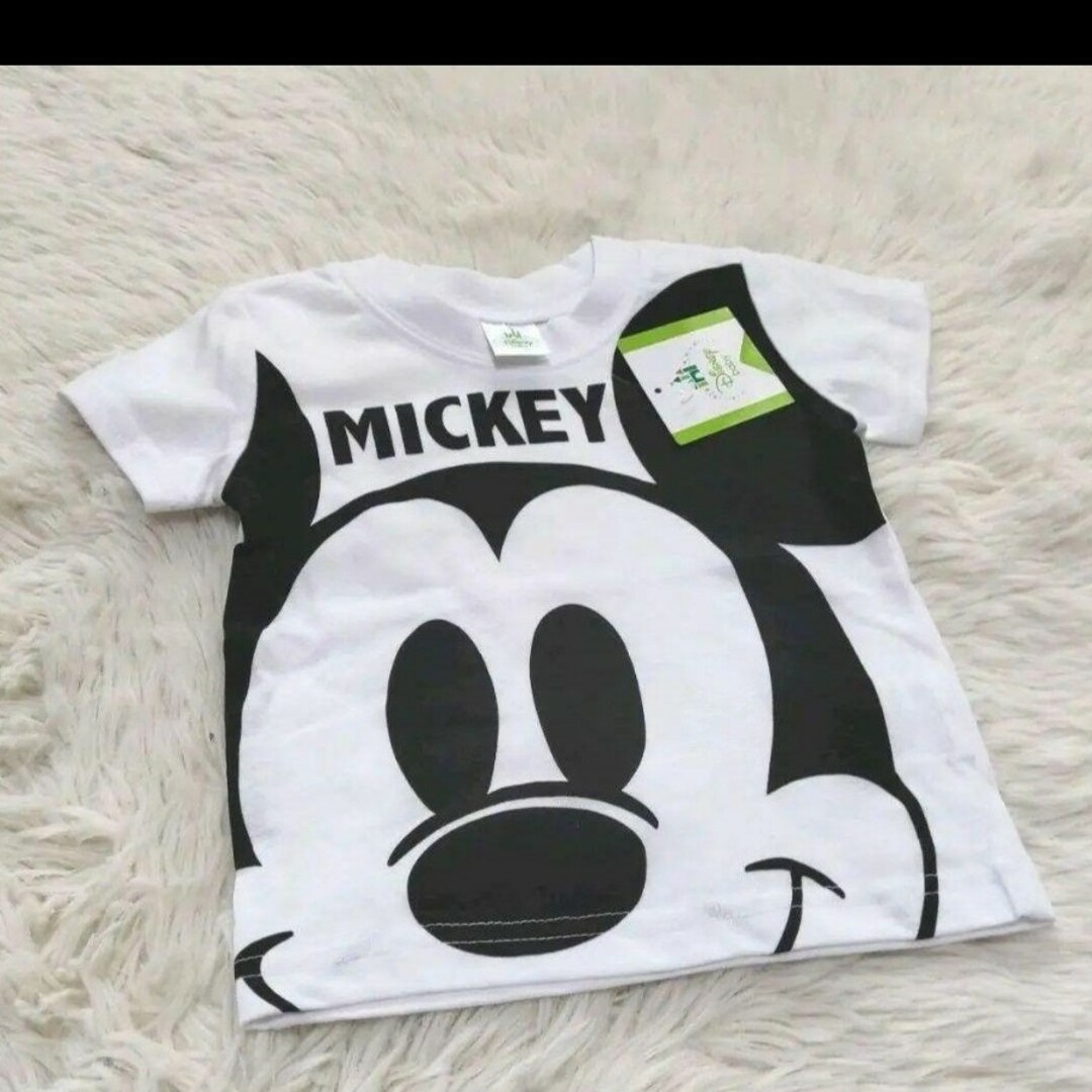 Ｒ　ミッキーマウス　半袖Tシャツ２枚セット80夏物子供服キッズ洗い替えディズニー