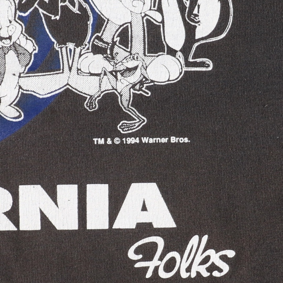 90年代 Velua Sheen LOONEY TUNES ルーニーテューンズ キャラクタープリントTシャツ USA製 メンズM ヴィンテージ /eaa354023 3