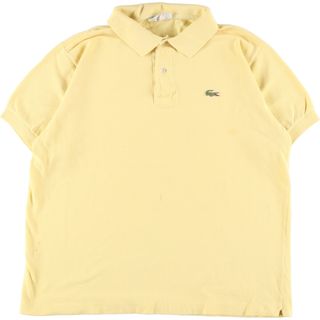 ラコステ(LACOSTE)の古着 70年代 ラコステ LACOSTE CHEMISE フレンチラコステ 半袖 ポロシャツ フランス製 5 メンズM ヴィンテージ /eaa351448(ポロシャツ)