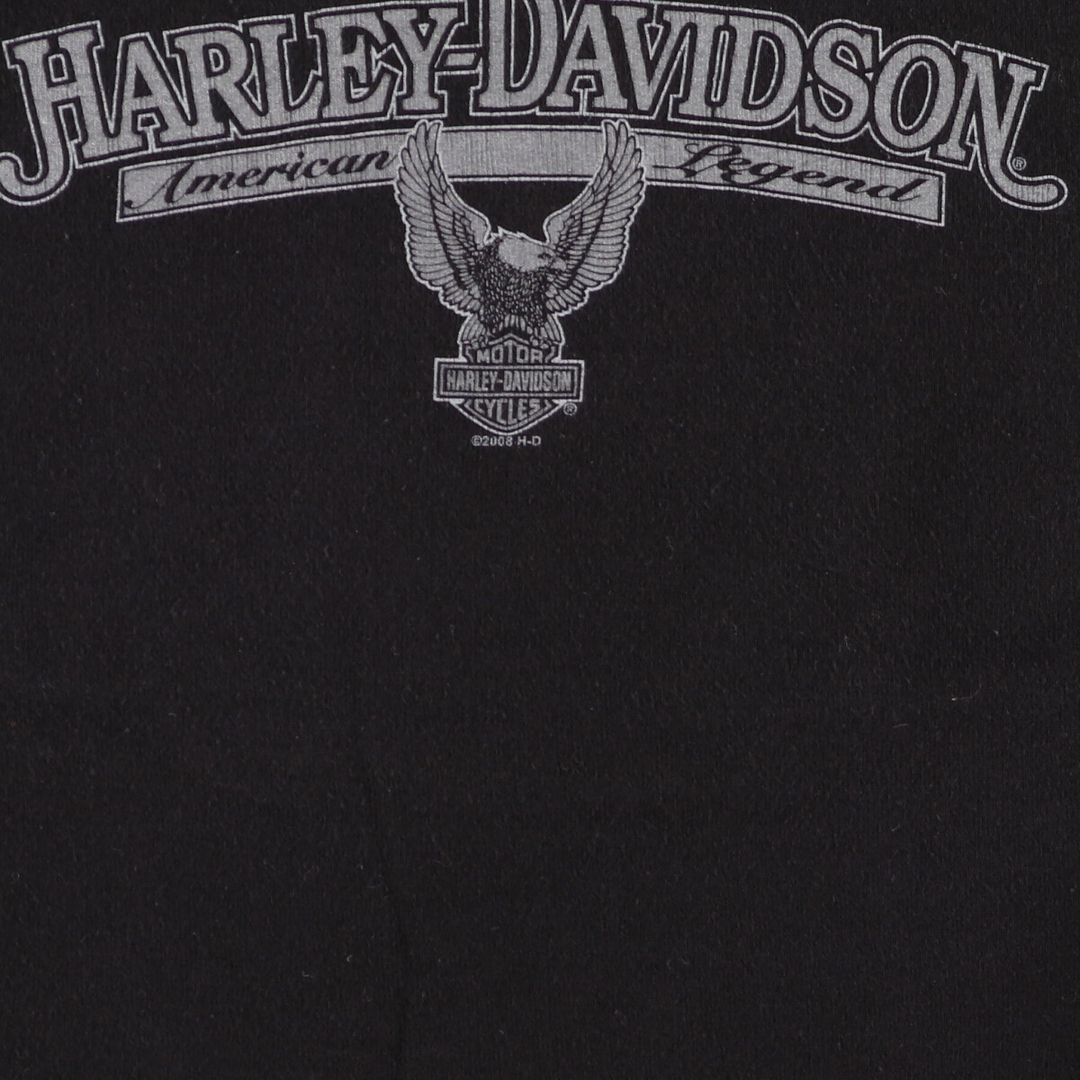 ハーレーダビッドソン Harley-Davidson 両面プリント モーターサイクル バイクTシャツ レディースM /eaa371875
