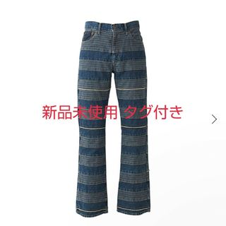 ヒステリックグラマー(HYSTERIC GLAMOUR)のヒステリックグラマー スクラッチフレア デニムパンツ ウミヘビ  ツギハギ(デニム/ジーンズ)