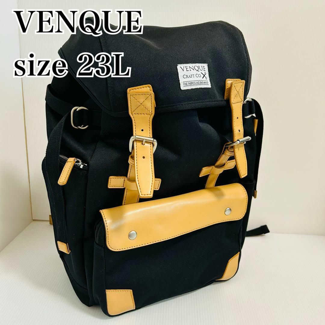 VENQUE - 【完売品】VENQUE ヴェンク リュック B4収納可能 レザー 2way