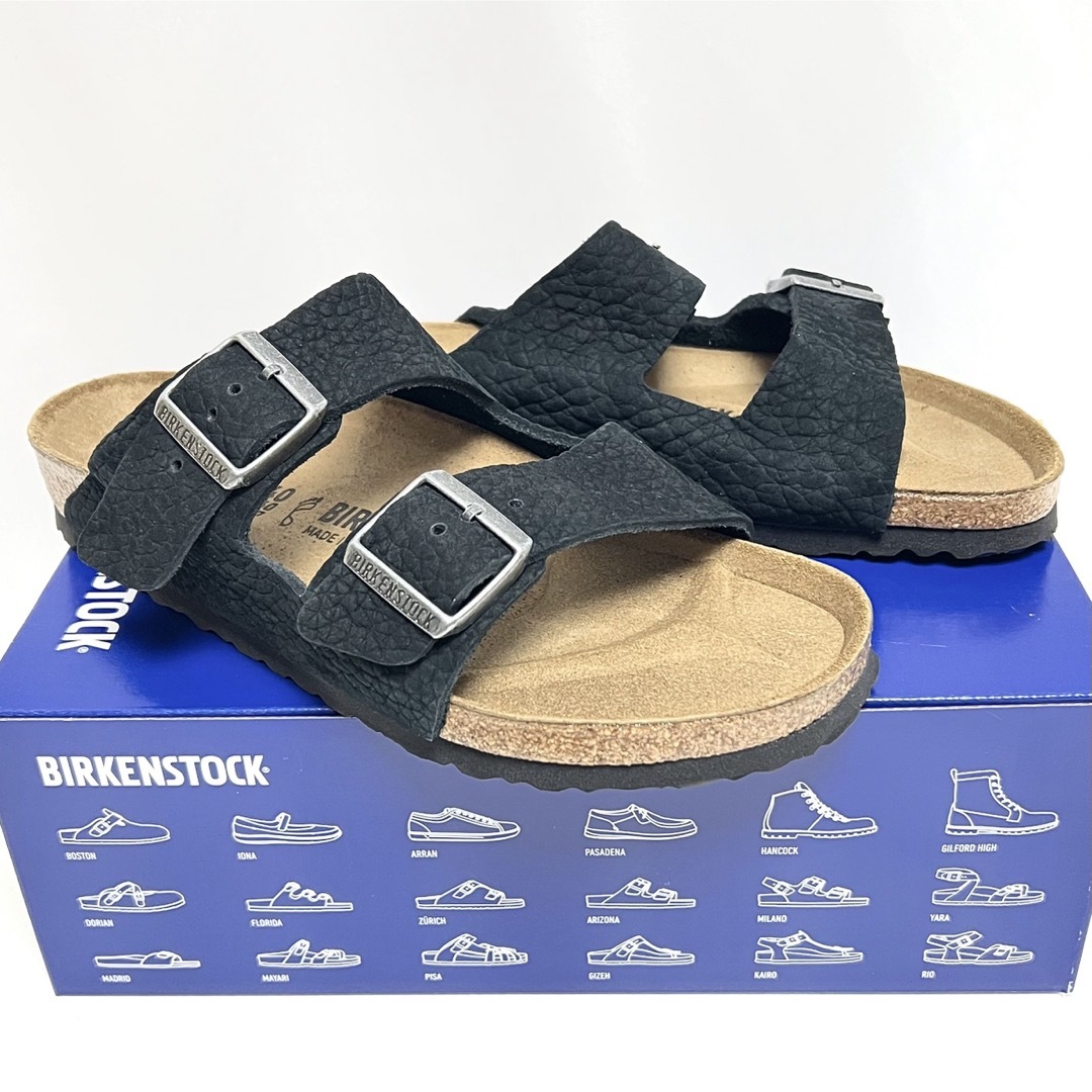 40国内参考定価40 ビルケンシュトック アリゾナ レザー サンダル BIRKENSTOCK 黒